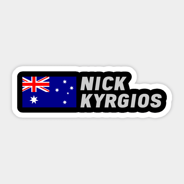 Nick Kyrgios Sticker by mapreduce